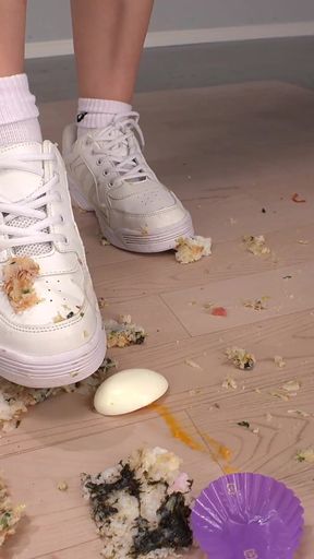 Hinami Ishikawa Playful Food Crush: Sneakers & Socks Delight