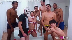 The Hot Mature Gets A Cock Homage In Her Gangbang - Anastasia Rubio