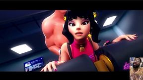 Big Futa Cock Zarya Creampies In A Nice Tight Bald Pussy, Small Dick Futa Rides A Nice Fat Cock