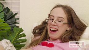 busty hoe jackie hoff plays with her bush while getting her ass fucked