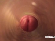 FUCK FLESHLIGHT 1-st TIME INSIDE VIEW (HUGE CUMSHOT)