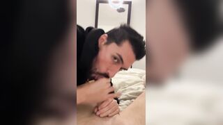 steamy daddies deep throating each other and cuming like kinky
