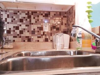 Having A Pee In My Kitchen Sink