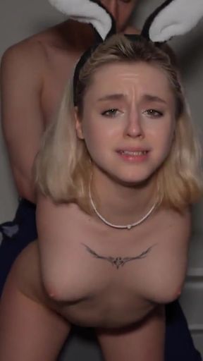 She Let Him Record This - Blonde Cutie Likes It Rough   Clip 1