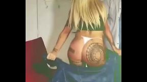 Florencia Pe&ntilde_a moviendo el orto