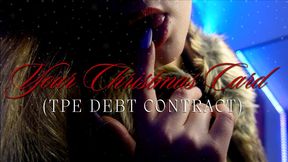 YOUR CHRISTMAS CARD (TPE DEBT CONTRACT)