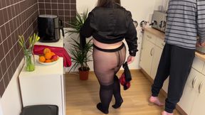 Horny Mother-in-law Does Everything to Make Her Son-in-law Cum