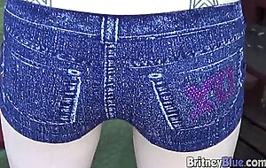 Britney Blue Masturbate with Dildo Slut