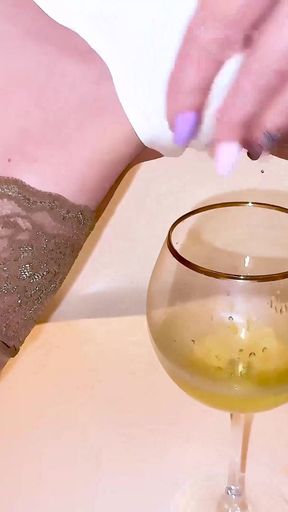 Sperm Drain 7: Bitch Axell Films Her Pissing and Playing with an Anal Plug in Her Panties!