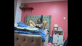 Los padres de mi novia nos dejaron solos en casa y nos divertimos ( SEXO REAL CASERO )