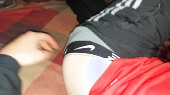 Young British Twinks Stroke and Cum in Amateur Video