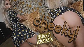 Cheeky! - Great Ass Curvy Blonde Striptease - Natasha Anastasia