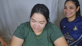 “Mischievous Tongues: Wet Caresses on My Face”