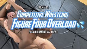 Erotic Competitive Wrestling Figure Four Overload Part 1