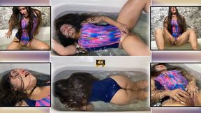 Underwater Pussy Fucking Girl in Bathtub with Juicy Ass 4K - Breath Holding - Bubbles - Swimsuit - Scuba Diving - Long Hair - Ass Worship - Bathroom - Wet Hair - Bathing - Pussy Worship - Pussy Control - Seaweed on Face - Wet Clothes