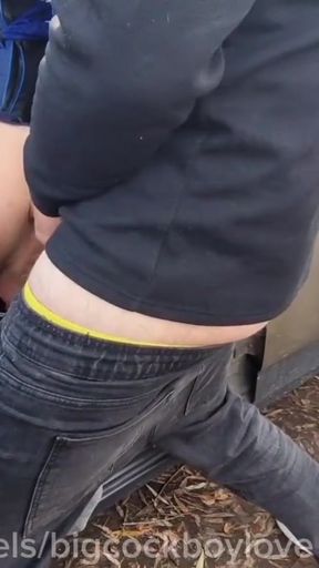 Must-see moment from &quot;Cruise Slut Stranger Fights Daddy&#039;s Big Cock on the Track&quot;