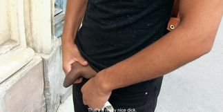 Round-assed guy is going to get fucked, there's frottage