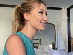 Close up on sexy pussy of masturbating girl
