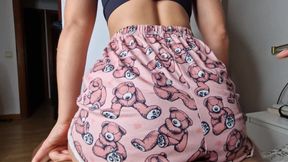 Fucking my 18 year old girlfriend&#039;s best friend with big natural ass riding my big Latin cock