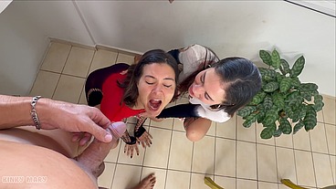 Sensual Yet Rough Threesome - Kinky Mary Enjoying Every Thrust