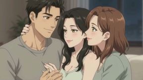 Unexpected surprise for me by Girlfriend and Stepsister
