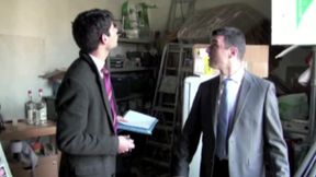 2 commercials workers fuck at work