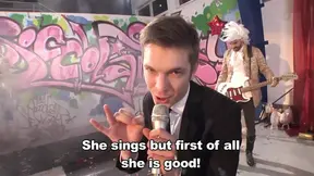 Big assed MILF gets fucked hard on a black pole