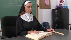 Rebecca Bardot Disciplines Her Lesbian Student Brandi