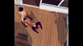 Uma festinha L&eacute_sbica no 3DXChat Part 4