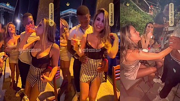 Duas casadas gostosas na balada pegando o negão dotado BBC de jeito com os cornos mansos assistindo tudo