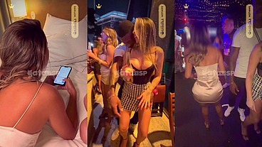 Duas casadas gostosas na balada pegando o negão dotado BBC de jeito com os cornos mansos assistindo tudo