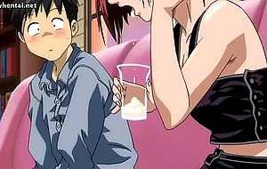 Sexy anime slut in black stockings