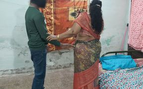 Mathvan, Who Lives in the Same House, Saw the House Owner’s Wife Wearing Panties and Wants to Taste Her