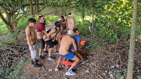 surubao gostoso entre homens casados e gays no parque da cidade
