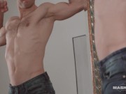 Maskurbate - Kinky Masked Hunk Jerks Himself In Front Of Mirror