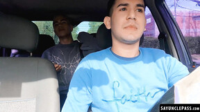 Edipo Rey got into the wrong ride & got ravaged Leo Blue heavy meat