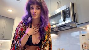 Goddess Petra Banx Makes Her Puppy Slave Dirty Panty and Sock Tea - Female Domination, Pet Play, Foot Worship, Spit, Ass Worship, Public Humiliation