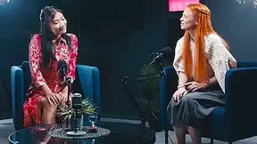 Lesbian Redhead Freezes Time And Makes Asian Hottie Her Sex Slave - Lezdom Hardcore Sex