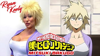 Camsoda - Sexy MILF Ryan Keely Cosplay as Mitsuki Bakugo Gets Cum On Bush