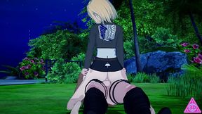 Historia fa sesso con Mikasa Shingeki no Kyojin