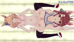 dantsu flame and gold city intense futanari sex. - uma musume pretty derby hentai