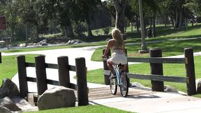 Big Ass Grinds on Bicycle in Shorts Vol 2 Scene 1