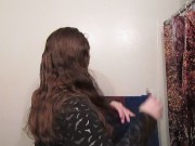 Hair Journal: Combing Long Curly Strawberry Blonde Hair - Week 7 (ASMR)