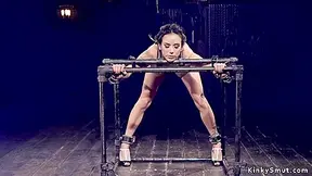 Sub In Backbend And Body Clamp Bondage - Nadia Styles
