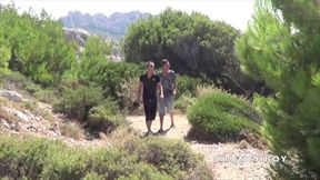 risky exhibin the pubic beach