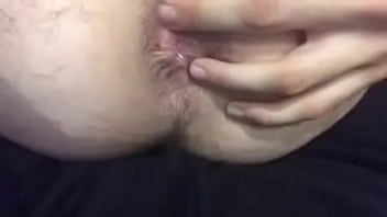 Sub gay rubbing and fingering ass