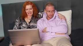 Don&#039;t watch porn with your friend&#039;s stepmom! Family anal therapy