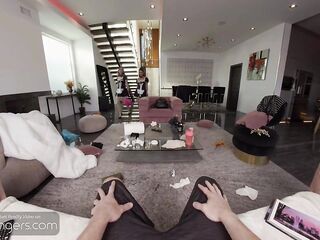 VR Bangers: Hot Maids In Uniform Suck A Giant Penis Whilst A Wife Is Away pt.three