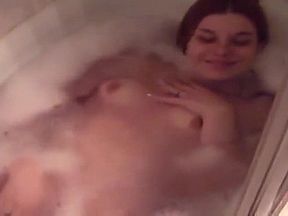sensual teen in bathroom