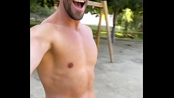 Getting fully naked at public playground